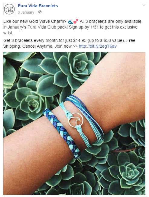 Sample ad asking a question