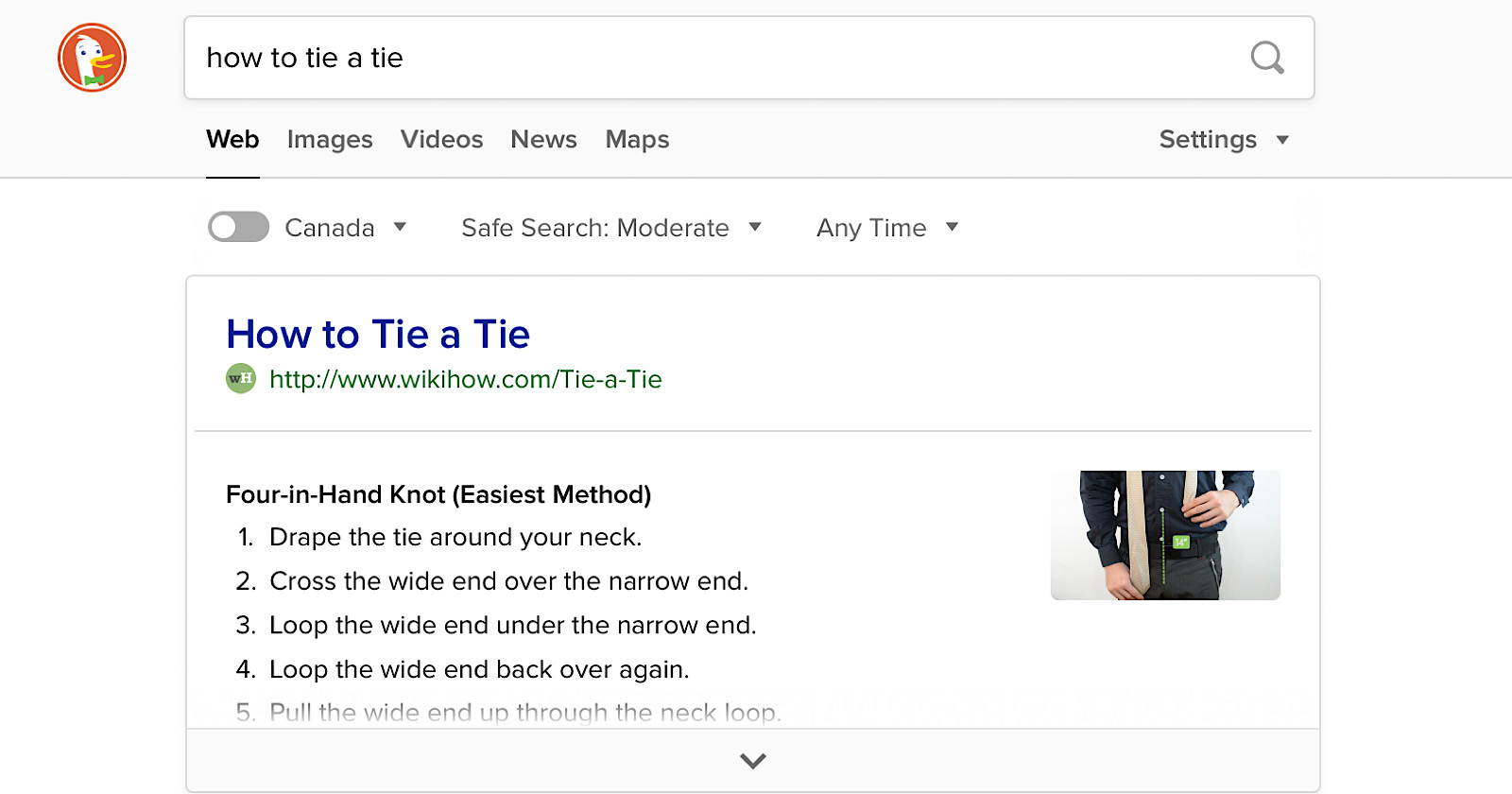 DuckDuckGo Adds Quick Answers to Search Results