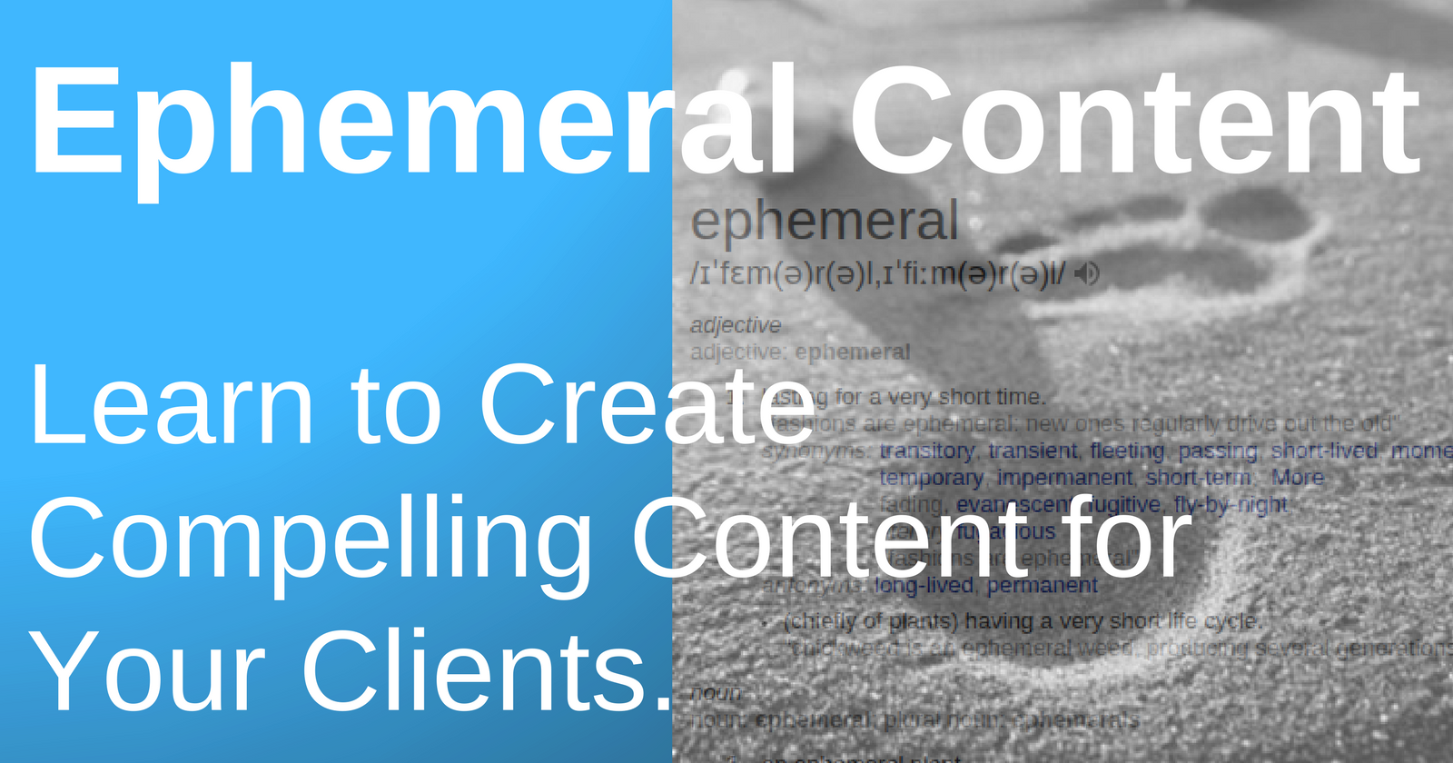 Ephemeral Content: Everything Marketers Need to Know