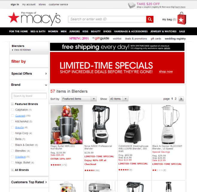 Macy's Contrast Design