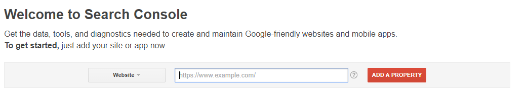 add mobile site to Google Search Console