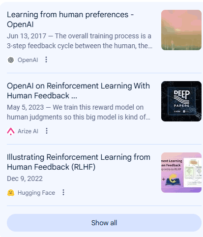 Screenshot shows links to OpenAI, Arize AI, and Hugging Face