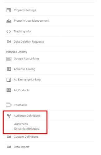 Create segments in Analytics 1