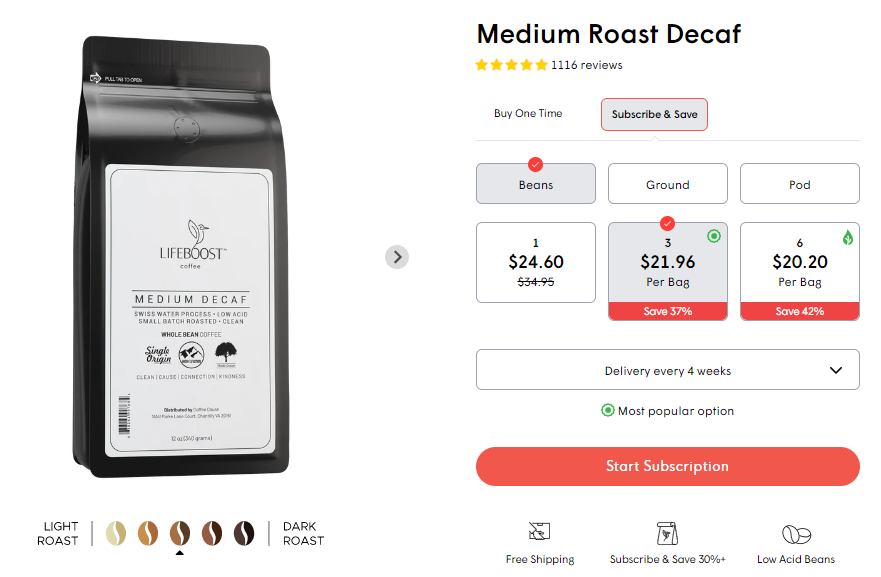 Customer Review LifeBoostCoffee.com