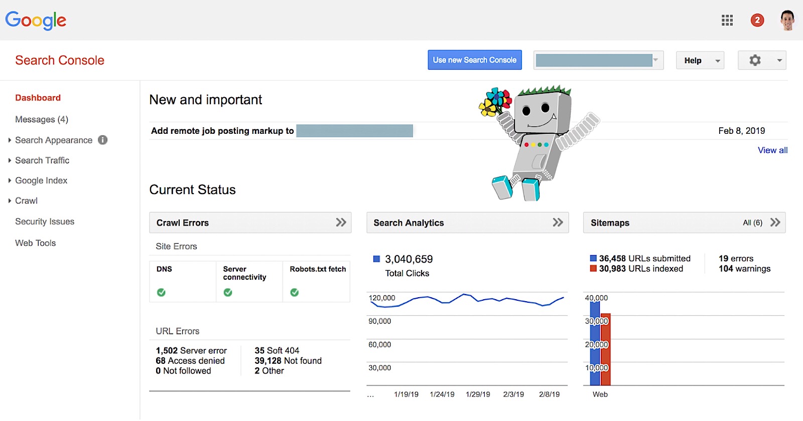 Google Says Goodbye to the Old Search Console
