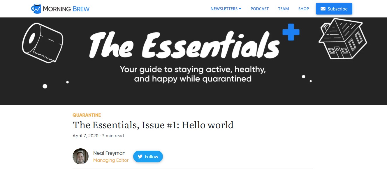 Morning Brew - The Essentials