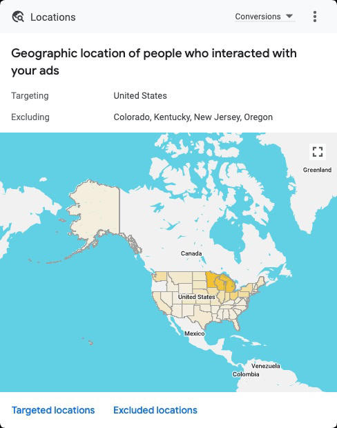 managing ppc budget by location interaction