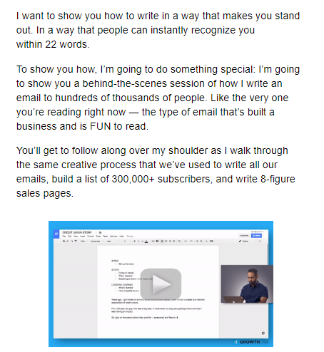 content marketing through email