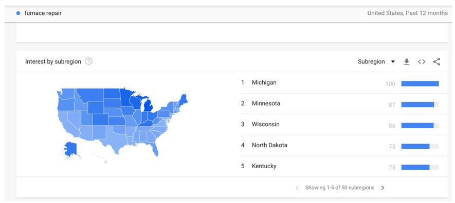 regional google trends