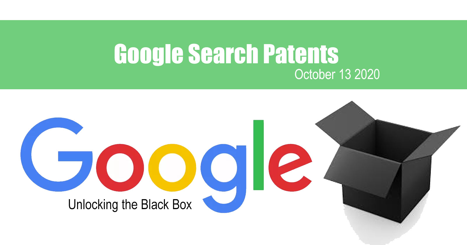 3 Latest Google Patents of Interest – October 13, 2020
