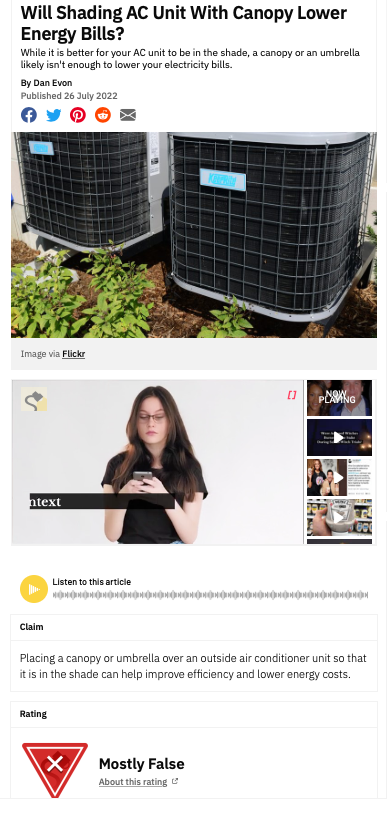 When in doubt, fact-check the information that you read.