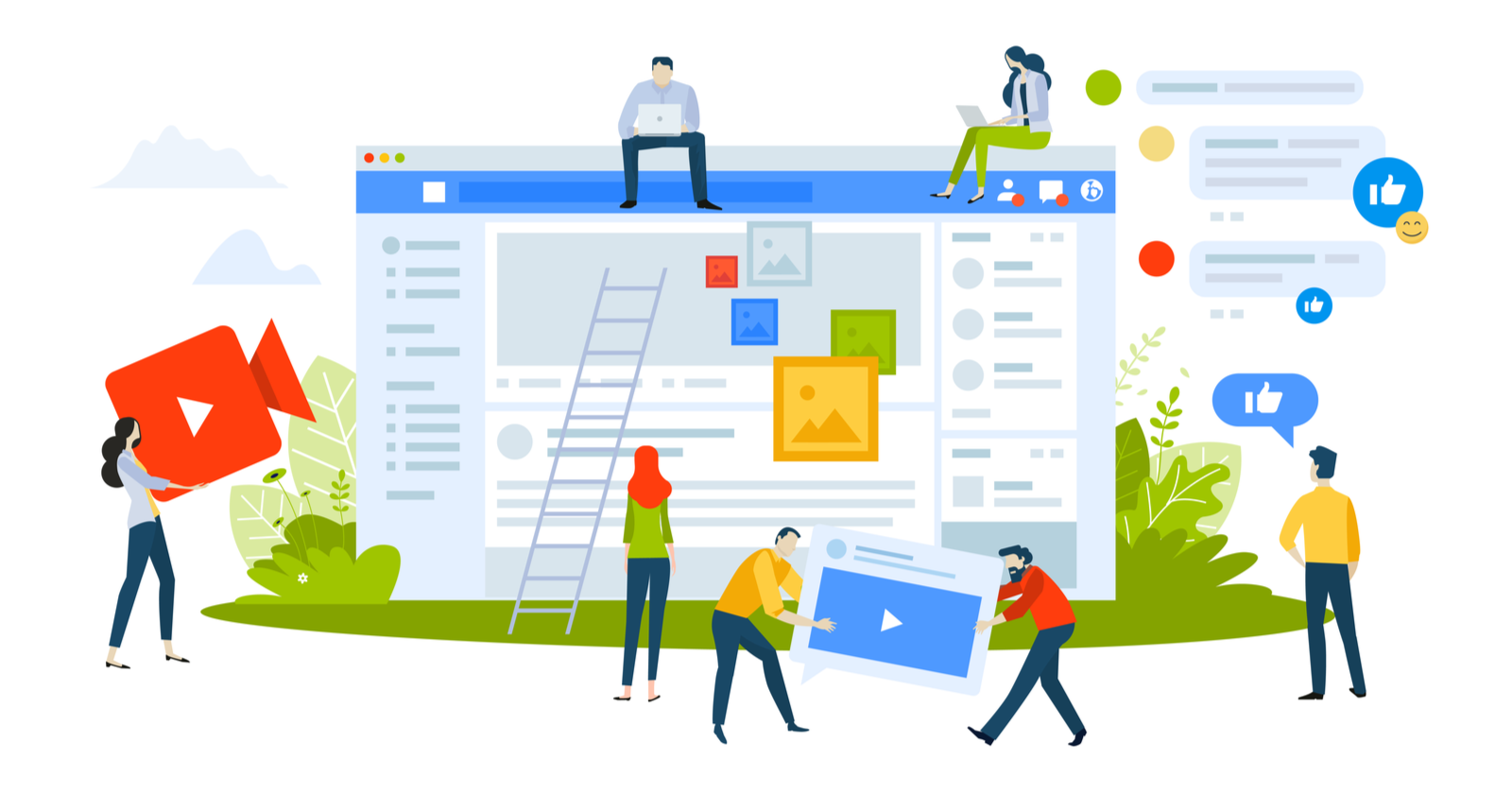 How Social Networks Leverage Organic Growth